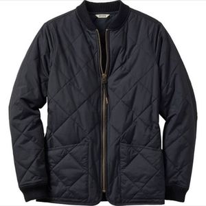Duluth Trading Co. Golden Harvest Quilted Bomber Jacket S